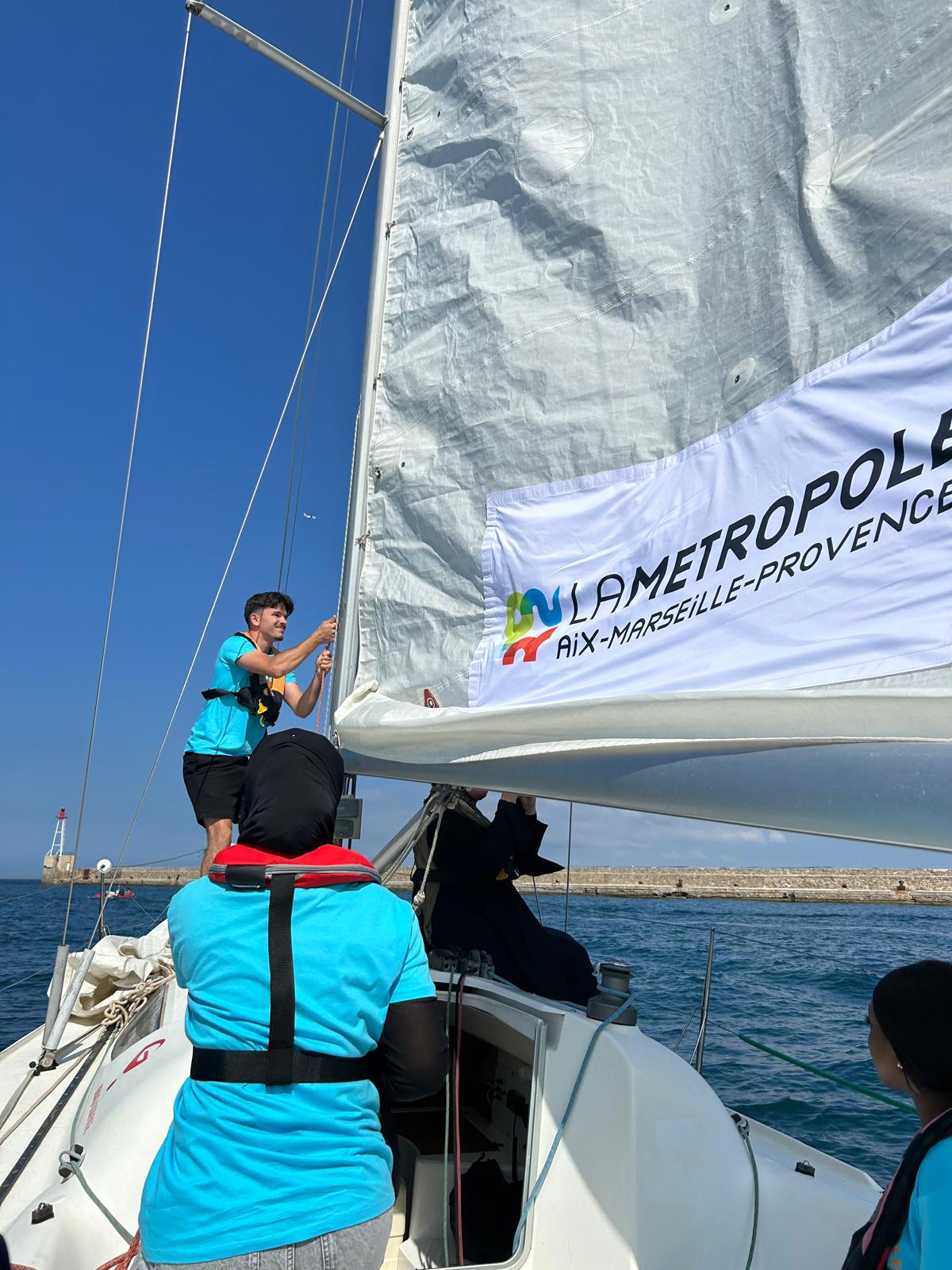 Régate des possibles, événement voile et recrutement innovant avec la Métropole d'Aix-Marseille Provence - Crédit Yohann Brandt