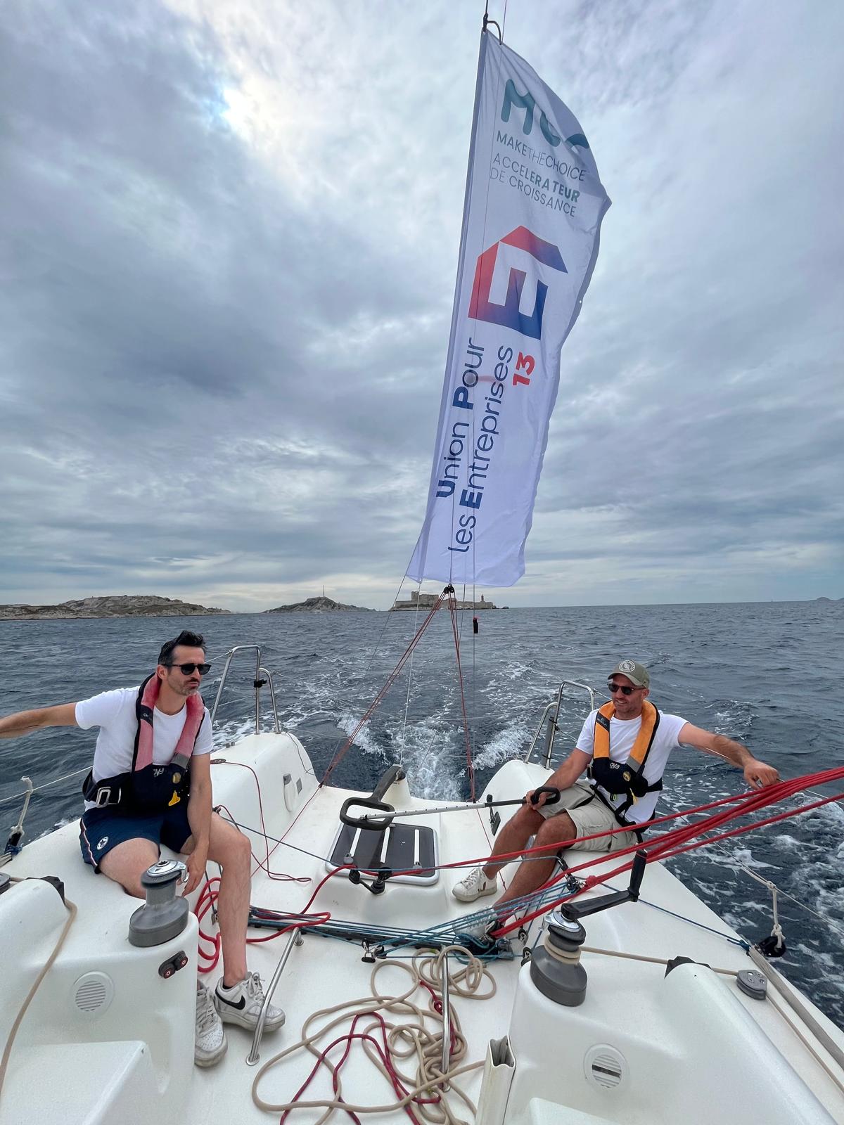 UPE 13 Make the choice, atelier coaching par la voile Marseille