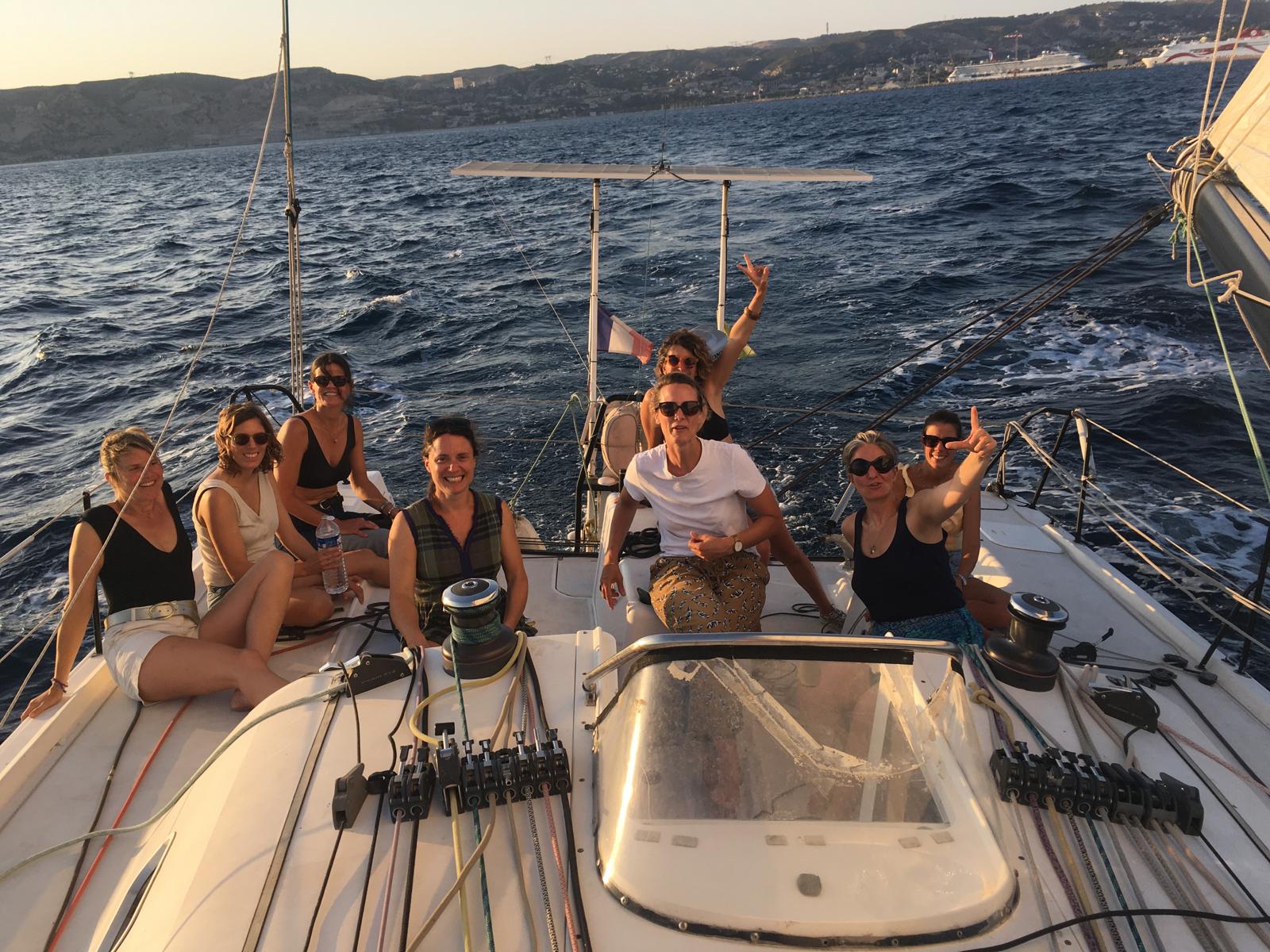 Les SUR-femmes : coaching des filles de la copropriété du voilier SUR Pogo 40