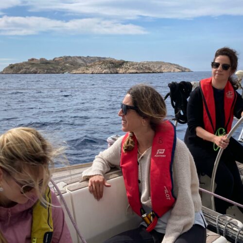 Séminaire atelier de coaching par la voile - Direction stratégie du groupe VYV avec On fait de la voile - Marseille