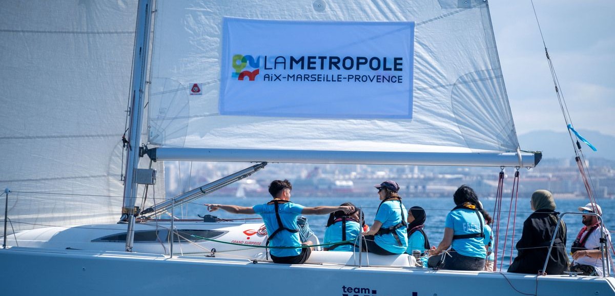 Régate des possibles, événement voile et recrutement innovant avec la Métropole d'Aix-Marseille Provence - Crédit Yohann Brandt